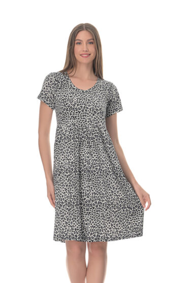 Kαλοκαιρινό φόρεμα animal print Gisele, αναδείξτε την πιο θηλυκή πλευρά - PNN Nightwear